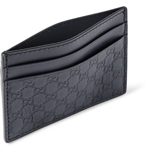 card holder for men gucci|gucci business card holder men's.